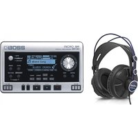 Boss Micro BR BR-80 Digital Recorder mit Kopfhörer