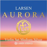 Larsen Aurora Violin Saitensatz Silver umsponnen D 4/4 Größe Medium