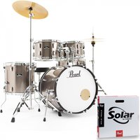 Pearl Roadshow 5-teiliges Fusion-Drumset mit Sabian-Becken Bronze Metallic