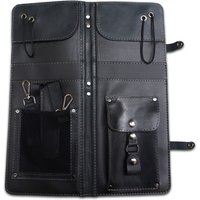 Ahead schwarze handgefertigte Leder-Trommelstock-Tasche