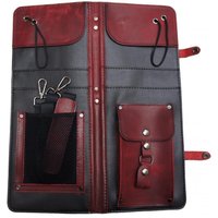 Ahead Burgundy Handgefertigte Leder-Trommelstock-Tasche