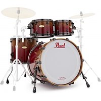Pearl Masterworks 4-teiliger 22-Kesselsatz Red Fade auf Eukalyptus