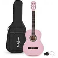 Konzertgitarre von Gear4music Rosa – Paket