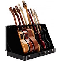 Rack-Koffer von Gear4music für 8 Gitarren Schwarz
