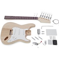Guitarworks Duo-Cutaway DIY-E-Gitarren-Bausatz Esche-Korpus