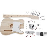 Guitarworks Solo-Cutaway DIY-E-Gitarrenbausatz Eschenkorpus