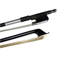 Glasser Fiberglas-Violinbogen halbgefütterter Nickel-Draht-Griff 4/4