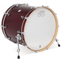 DW Design Series 22 x 18" Bass Drum Gloss Lacquer Cherry Stain