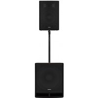 SubZero Aktiver PA-Lautsprecher (10") mit aktivem Subwoofer (12")