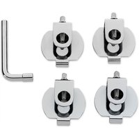 DW Go Anywhere Pad Schloss - 4pk mit Schlüssel