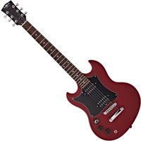 Brooklyn Linkshändige E-Gitarre von Gear4music Rot