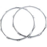 DW Hoop True Hoops 14" Chrom - Paar