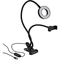 Flexible 3"-LED-Ringleuchte mit Telefonhalterung von Gear4music