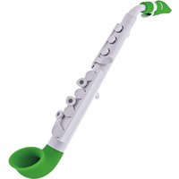 Nuvo jSax weiß mit Grün zu trimmen 2.0