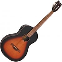 Salon ElektroAkustikgitarre von Gear4music Vintage Sunburst