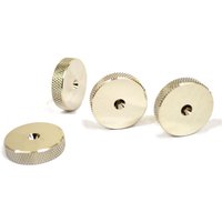 Atacama HD-L 25mm Dia Floor Spike Shoes (4 Pack), Nickel Silver