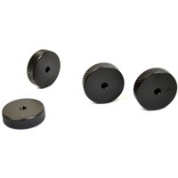 Atacama HD-S 20mm Dia Floor Spike Shoes (4 Pack), Satin Black