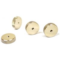 Atacama HD-S 20mm Dia Floor Spike Shoes (4 Pack), Nickel Silver