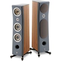 Focal Kanta No2 Dark Grey/Walnut 3-Way Floorstanding Speakers (Pair)
