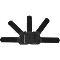 Fisual Adhesive Cable Ties Black 10 Pack