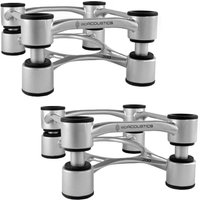 IsoAcoustics Aperta 200 Stands (Pair), Silver