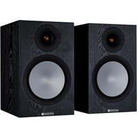 Monitor Audio Silver 100 7G Bookshelf Speakers (Pair), Black Oak