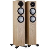 Monitor Audio Silver 200 7G Floorstanding Speaker (Pair), Ash