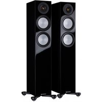 Monitor Audio Silver 200 7G Floorstanding Speaker (Pair), Gloss Black