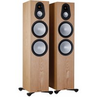 Monitor Audio Silver 500 7G Floorstanding Speaker (Pair), Ash