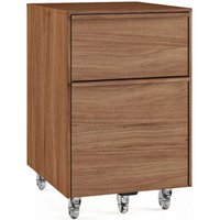 BDI Cascadia 6207 Mobile File Pedestal, Natural Walnut