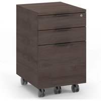 BDI Sigma 6907 Mobile File Cabinet, Sepia