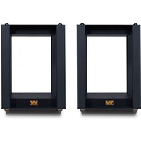 Wharfedale Linton Speaker Stands (Pair), Black Oak