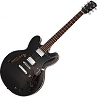 Hartwood Revival Halbresonanzgitarre Jet Black