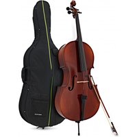 Gewa Ideale VC2 4/4 Cello mit Massaranduba-Bogen und Tasche