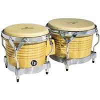 LP Matador Holz-Bongos Natur Chrom Hardware