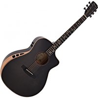 Hartwood Sonata-FX Concert Westerngitarre mit Pickup schwarz