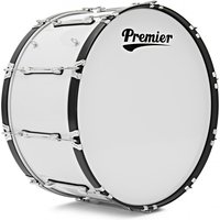 Premier Marching Parade 28" x 14" Große Marschtrommel Weiß