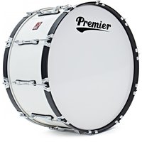 Premier Marching Traditional 26" x 12" Bassdrum Ivory White