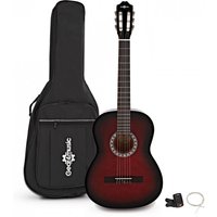 Konzertgitarre von Gear4music RedBurst – Paket
