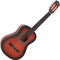 Junior-Konzertgitarre von Gear4music in 1/2-Größe Sunburst