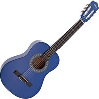 Junior-Konzertgitarre von Gear4music in 1/2-Größe Dark Blue