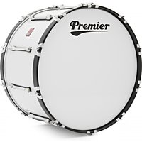 Premier Marching Parade 26" x 14" Große Marschtrommel Weiß