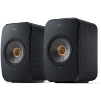 KEF LSX II Wireless Hi-Fi Speaker System (Pair), Carbon Black
