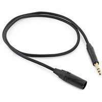 XLR (M) - TRS 635mm Klinke Pro Kabel 1m