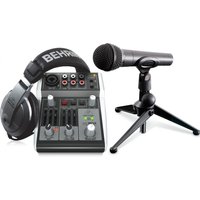 BEHRINGER - Behringer PODCASTUDIO 2 USB Complete Podcasting Bundle Behringer PODCASTUDIO 2 USB Complete Podcasting Bundle