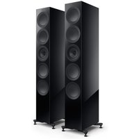 KEF R11 Meta Floorstanding Speakers (Pair), Black Gloss