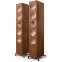KEF R11 Meta Floorstanding Speakers (Pair), Walnut