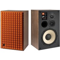 JBL L100 Mk2 Classic 3-Way Stand Mount Speakers (Pair), Orange