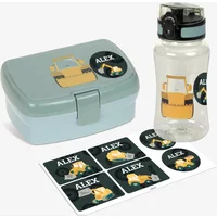 Promotion Stikets 32% de réduction sur le set boîte à goûter et gourde Lässig Excavator personnali