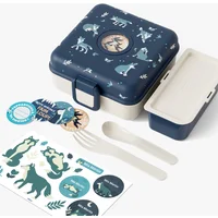 Personalisierbare Brotdose für Kinder Monbento Snacky Wolf